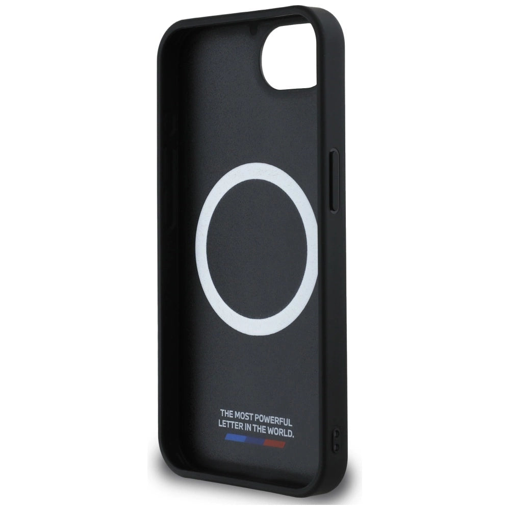 BMW overdimensioneret Stripes MagSafe-fodral til iPhone 16e - sort