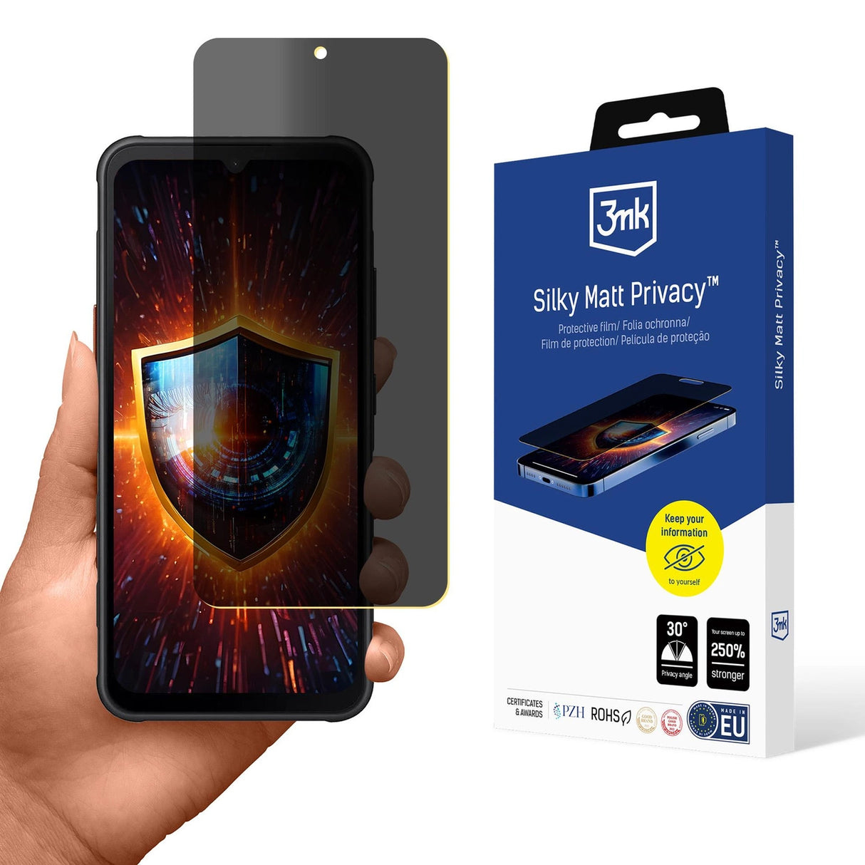 Privacy Screen Protector 3mk Silky Matt Privacy til Samsung Galaxy XCover 7 Pro