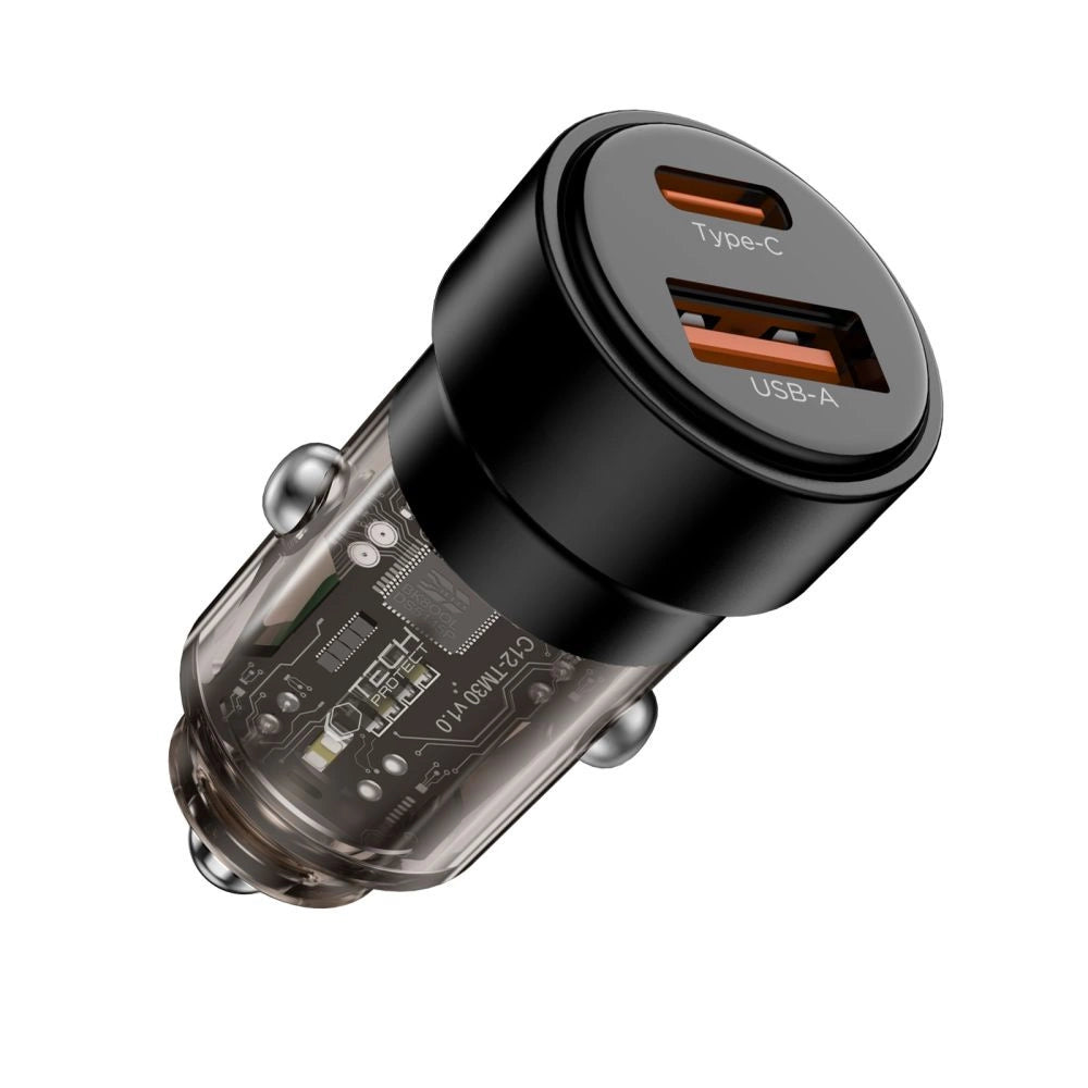 CC03 2-port PD75W biloplader - sort
