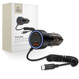 CC05 Biloplader 2-port PD60 W + USB-C-kabel - sort
