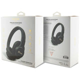 Guess Leather Tone On Tone Script Bluetooth 4G Over-Ear Headphones - sort