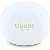 Guess Flat Classic Logo Elektroplateret TWS-hovedtelefoner - hvid