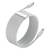 Baseus Simple Wisdom Data Cable Kit USB-C til Lightning PD 20W (2PCS/Set) 1,5m Hvid