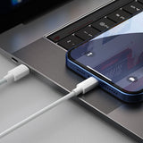Baseus Simple Wisdom Data Cable Kit USB-C til Lightning PD 20W (2PCS/Set) 1,5m Hvid