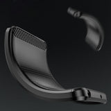 Carbon Case Fleksibel Silikon til Xiaomi Redmi Turbo 4 / Xiaomi Poco X7 Pro - sort