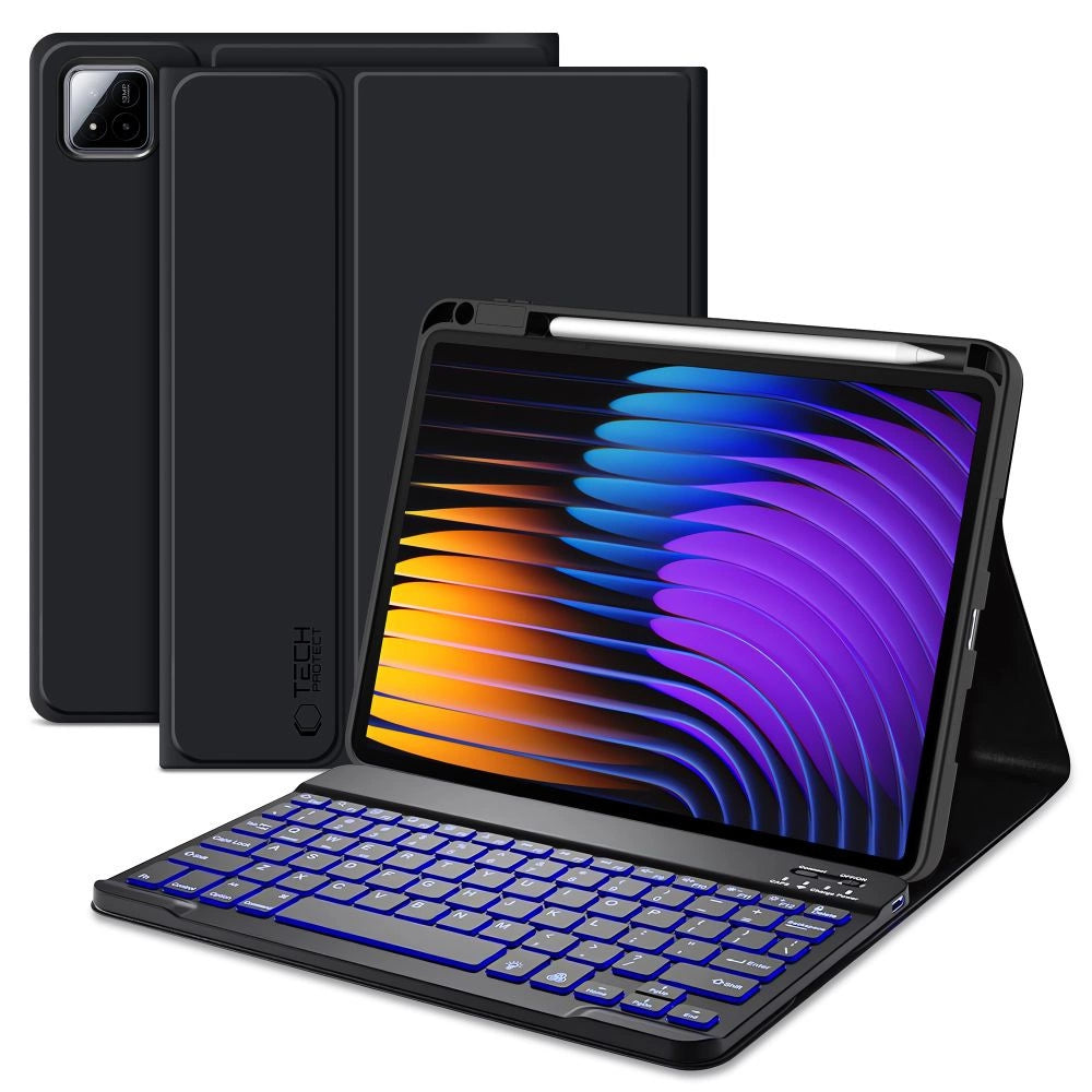 Tech-Protect SC Pen + Keyboard Case til Xiaomi Pad 7 / 7 Pro - sort