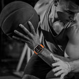 Tech-Protect Nylon-klops til Apple Watch 44/45/46/49 mm - orange