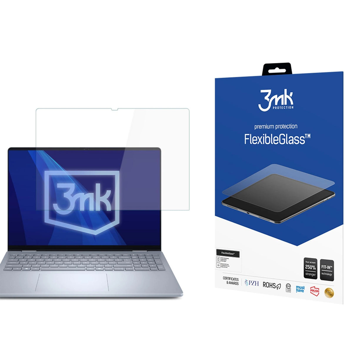 Hybrid Glass 3mk FlexibleGlass til Dell 16 Plus 2in1 (0625)