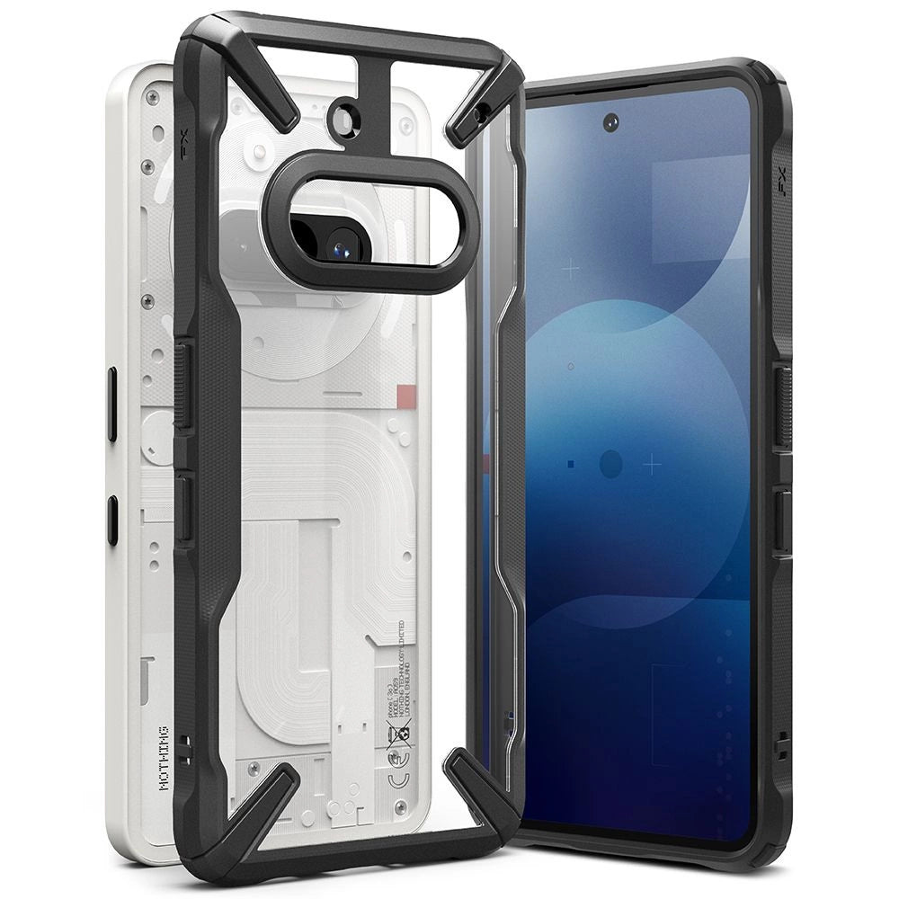 Ringke Fusion X Case for ingenting Telefon 3A - sort