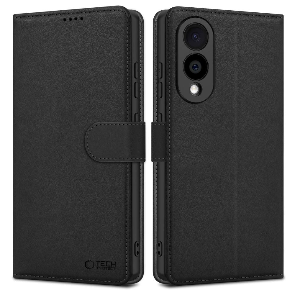 Tech-Protect Wallet Case til Samsung Galaxy S25 Edge - sort