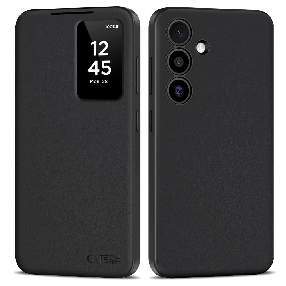 Tech-Protect Smart Wallet Case til Samsung Galaxy S25 - Matte sort