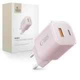 Tech-Protect NCM33W 2-port PD33W/QC3.0 vægoplader - lyserød