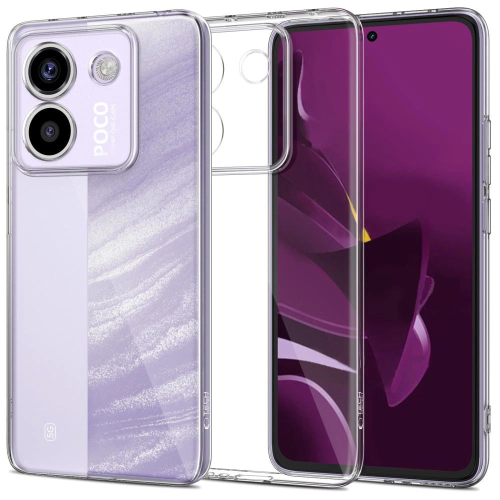 Tech-Protect FlexAir Case til Xiaomi Poco M7 Pro 5G - gennemsigtigt