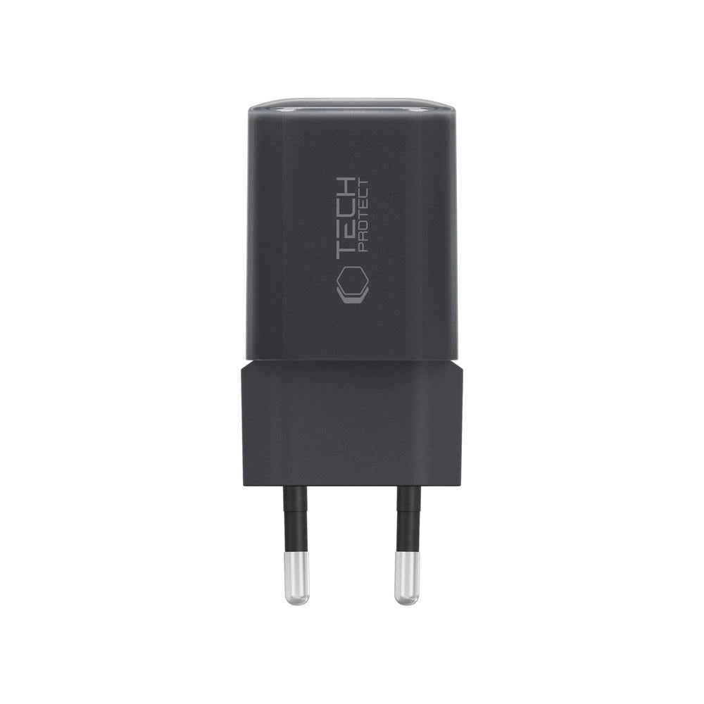 Tech-Protect NCM33W 2-port PD33W/QC3.0 vægoplader - sort