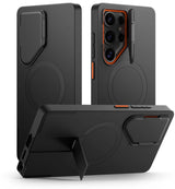 Tech-Protect Kevlar Aura MagSafe Case til Samsung Galaxy S25 Ultra - sort/orange