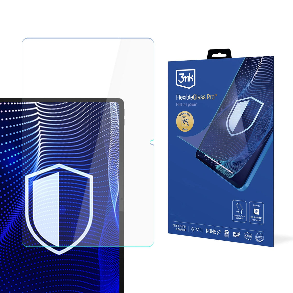 Hybrid glas 3mk FlexibleGlass Pro på Lenovo IdeaTab Pro