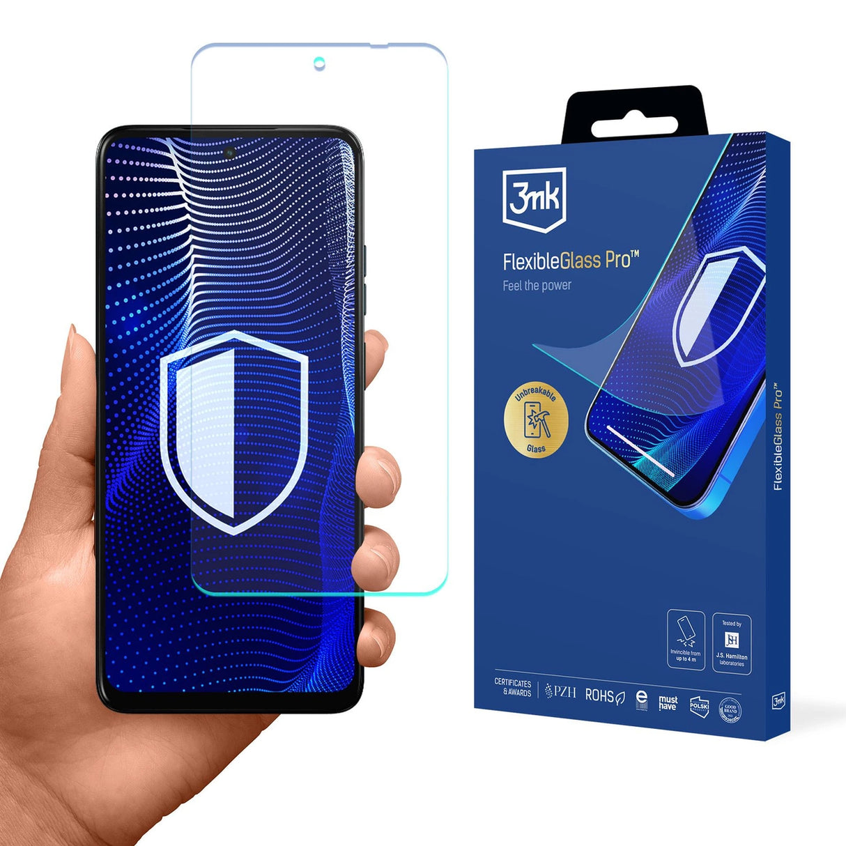 Hybrid glas 3mk FlexibleGlass Pro til Motorola Moto G05