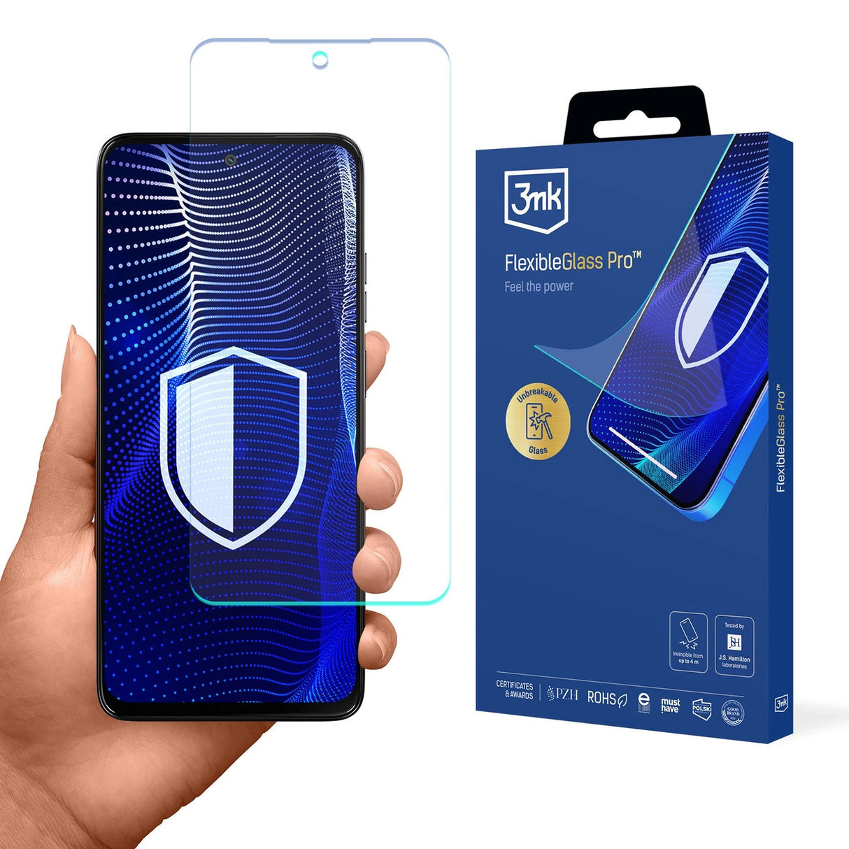Hybrid glas 3mk FlexibleGlass Pro til Motorola Moto G15 / G15 Power