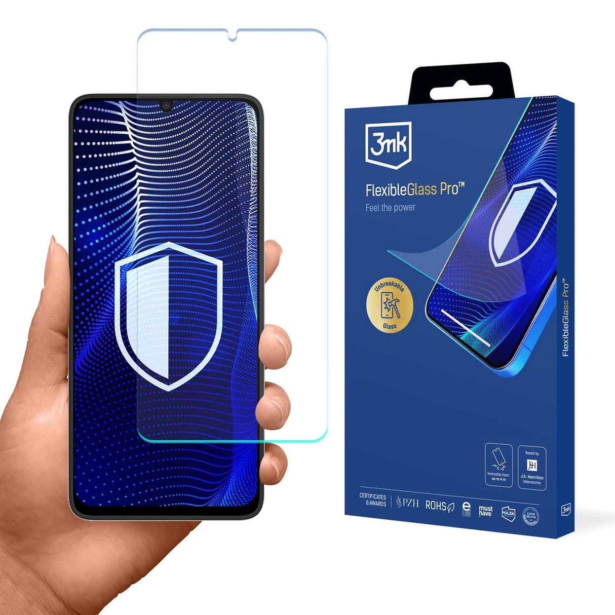 Hybridglas 3mk FlexibleGlass Pro på Meizu Note 21
