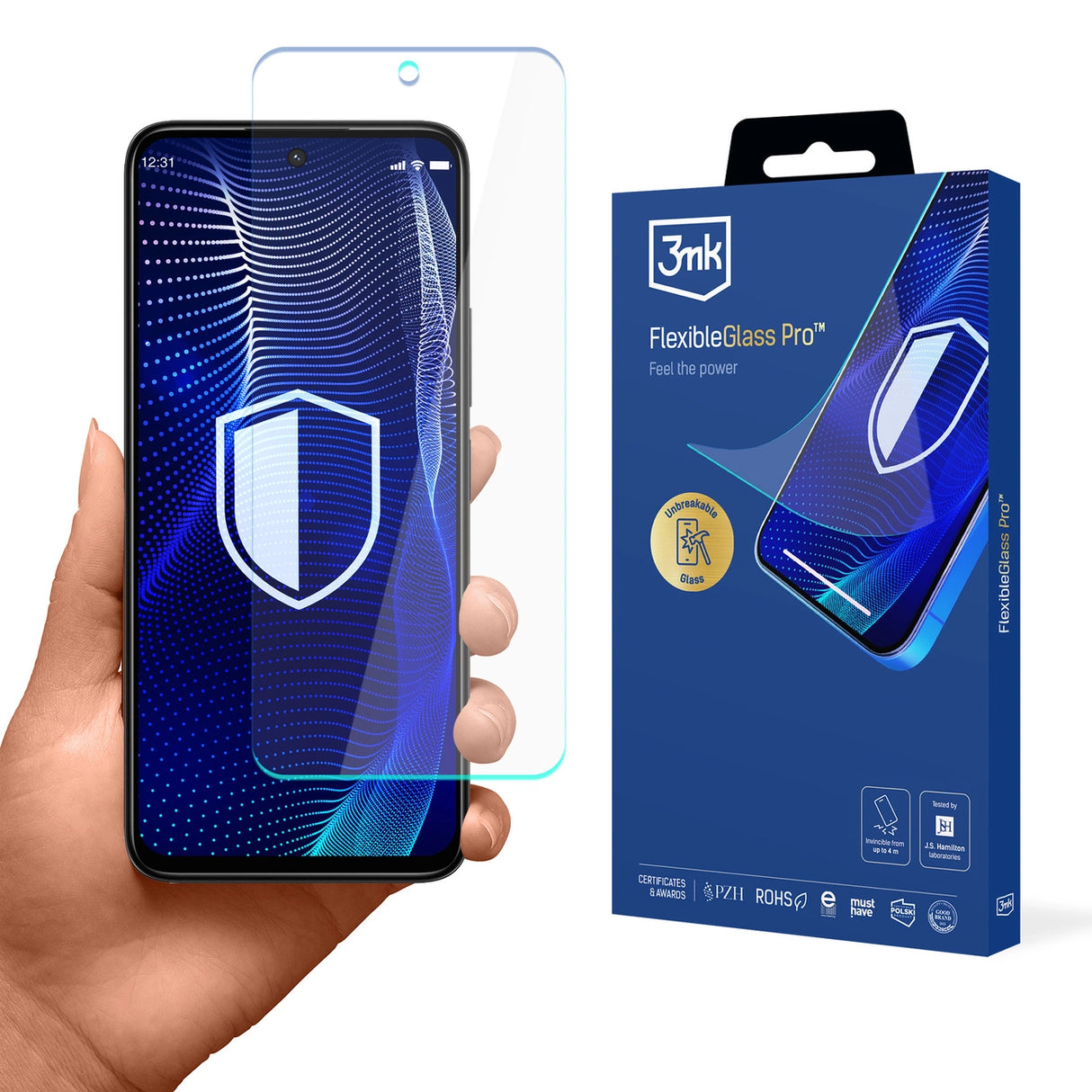 Hybrid glas 3mk FlexibleGlass Pro til Xiaomi Redmi 13 4G / 5G