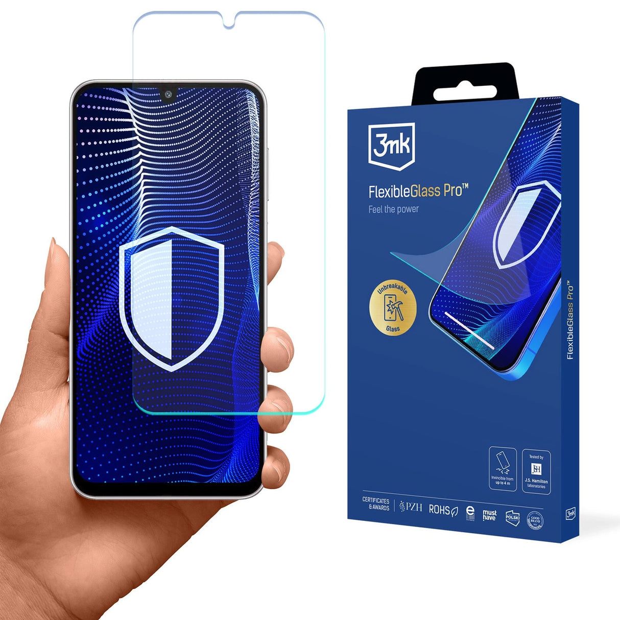 Hybrid glas 3mk FlexibleGlass Pro til Samsung Galaxy M16 5G
