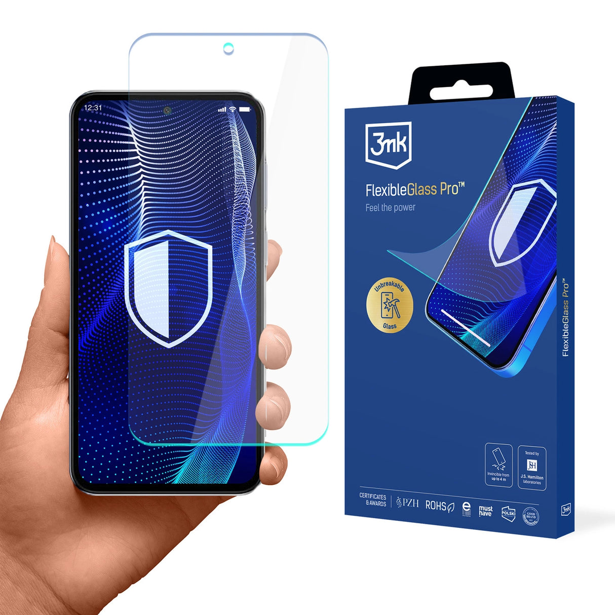 Hybrid glas 3mk FlexibleGlass Pro til Samsung Galaxy M35