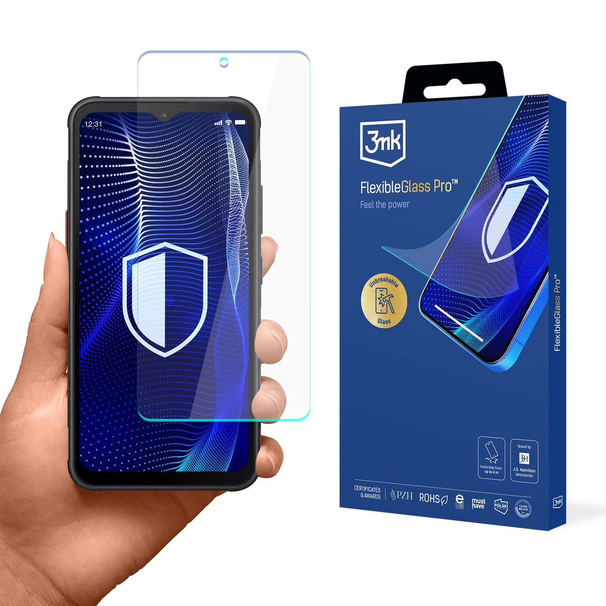 Hybrid glas 3mk FlexibleGlass Pro til Samsung Galaxy XCover 7 Pro