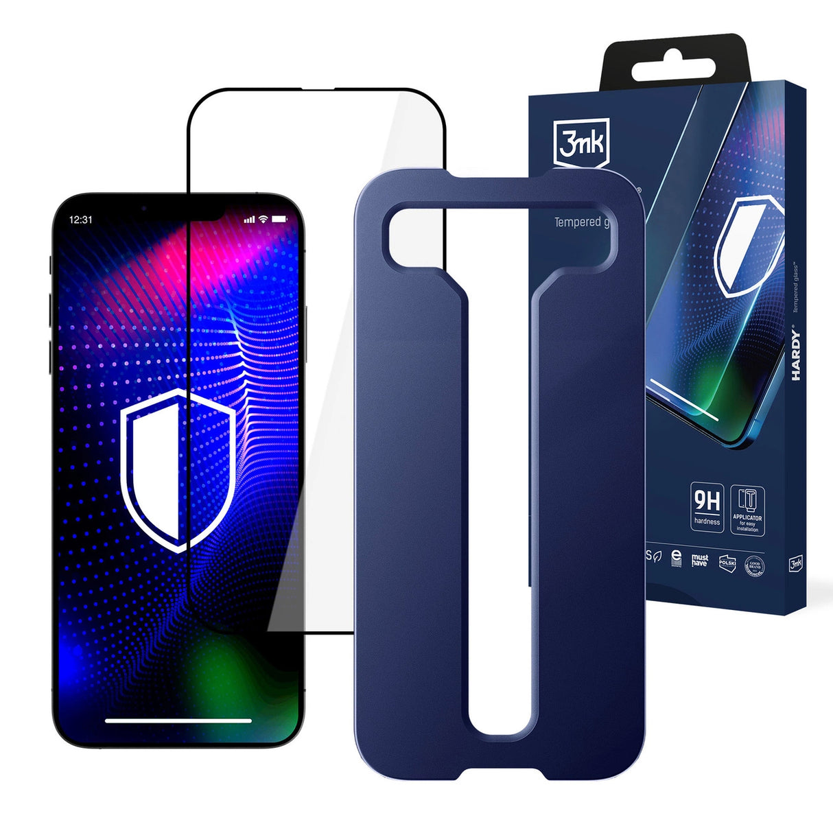 Hårdt glas 3mk Hardy Hårdt glas til Apple iPhone 15 Plus / 16 Plus