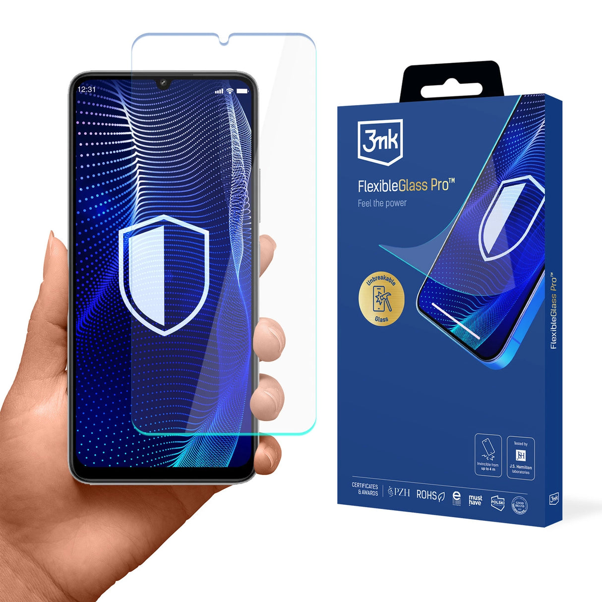 Hybridglas 3mk FlexibleGlass Pro til Xiaomi Redmi 13C 5G