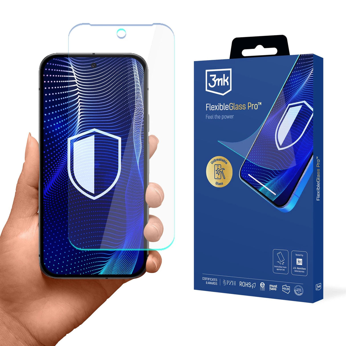 Hybridglas 3mk FlexibleGlass Pro til Google Pixel 9A