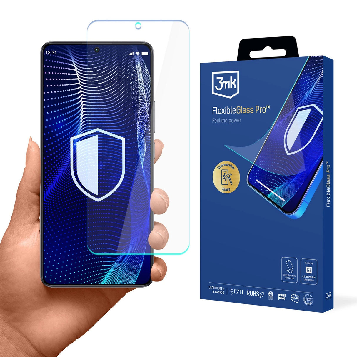 Hybridglas 3mk FlexibleGlass Pro på XiaomiPoco F6 Pro