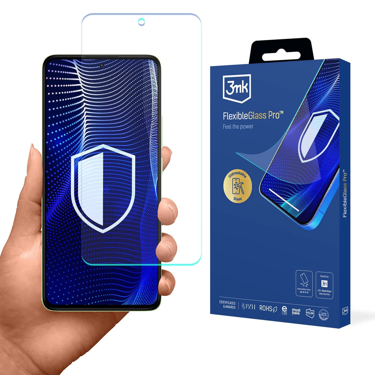 Hybridglas 3mk FlexibleGlass Pro til Xiaomi Redmi Note 14 4G