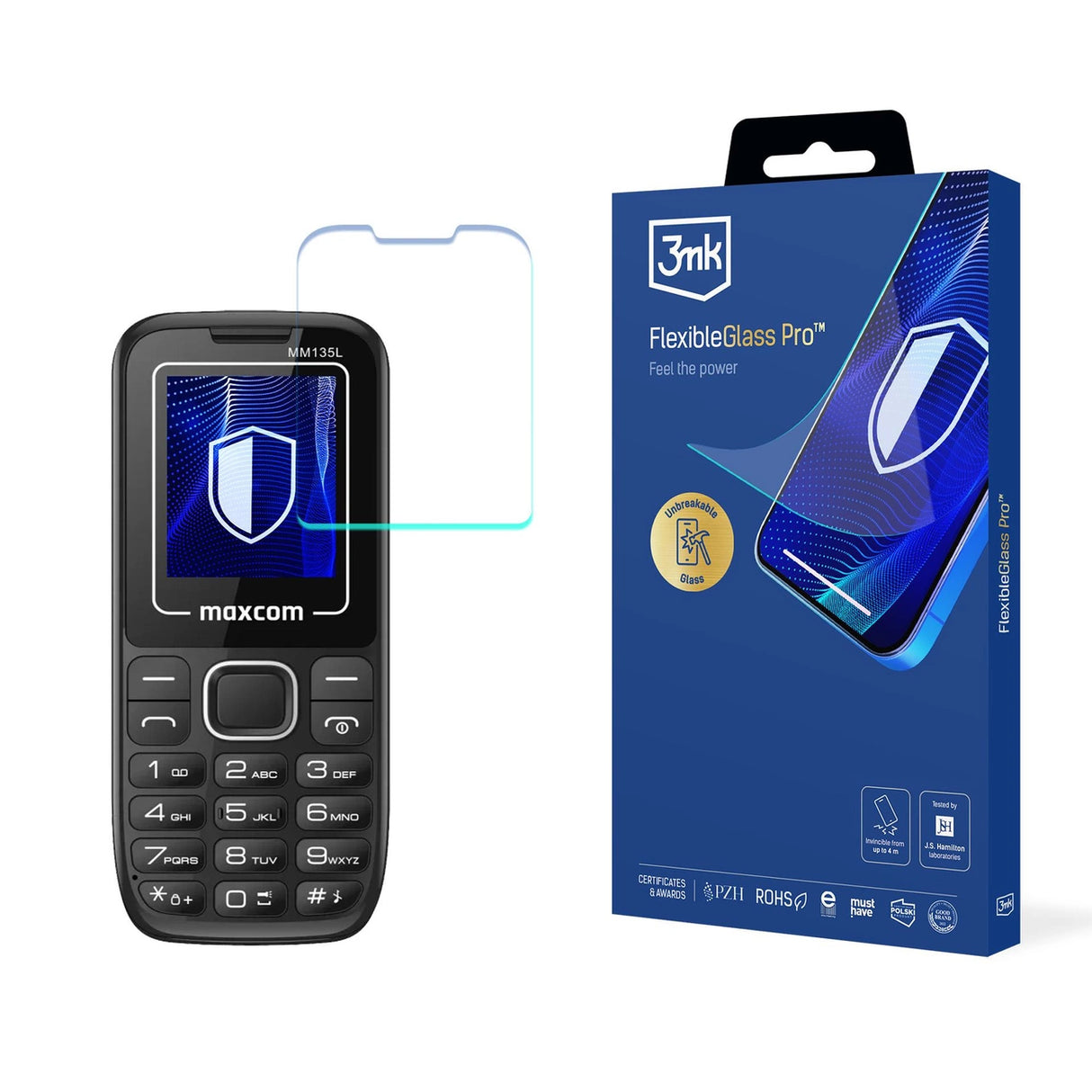 Hybridglas 3mk FlexibleGlass Pro på Maxcom Classic MM135L
