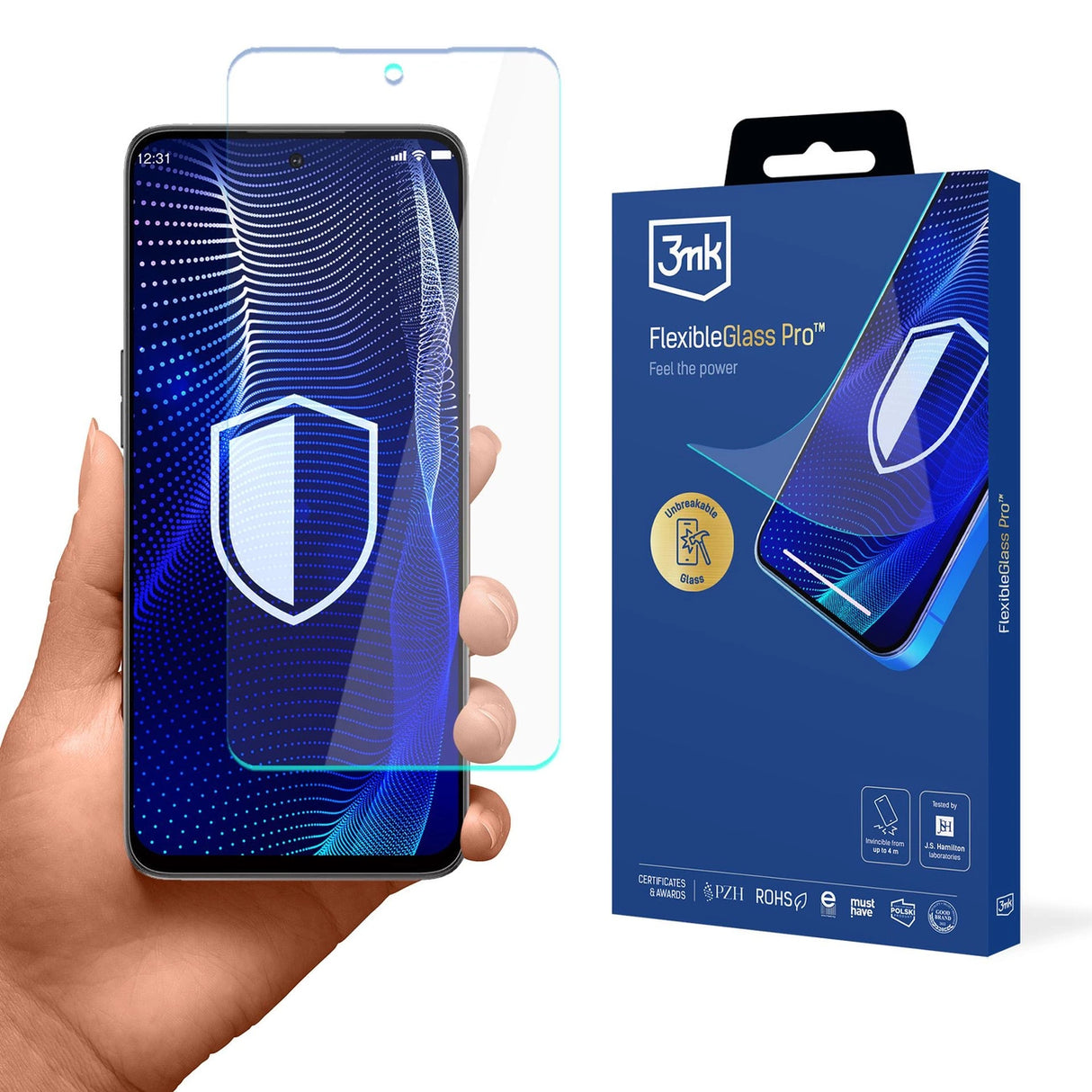 Hybrid glas 3mk FlexibleGlass Pro på Nubia Neo 2 5G