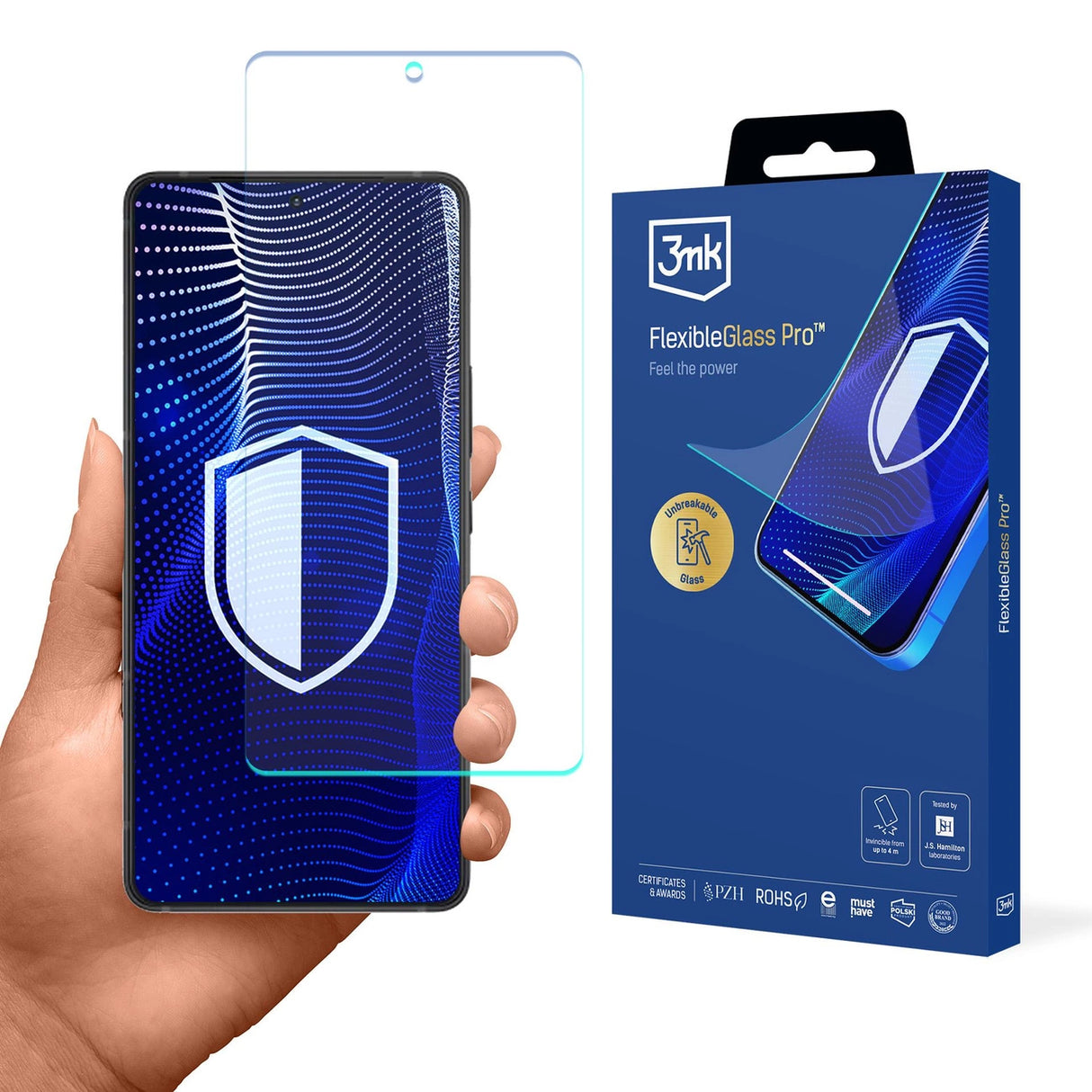 Hybrid glas 3mk FlexibleGlass Pro til Asus Zenfone 12 Ultra