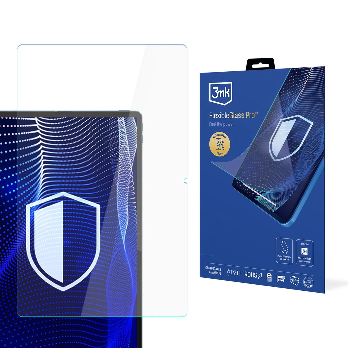 Hybrid glas 3mk FlexibleGlass Pro på Lenovo Yoga Tab Plus