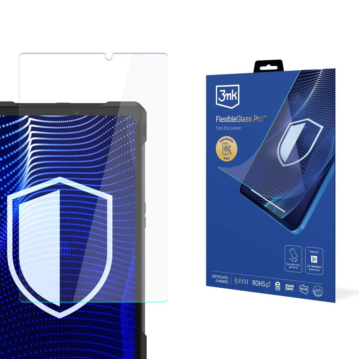 Hybridglas 3mk FlexibleGlass Pro på Unihertz Tank Pad