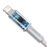 Baseus High Density Braided Cable Type-C til Lightning, PD, 20W, 1m (hvid)