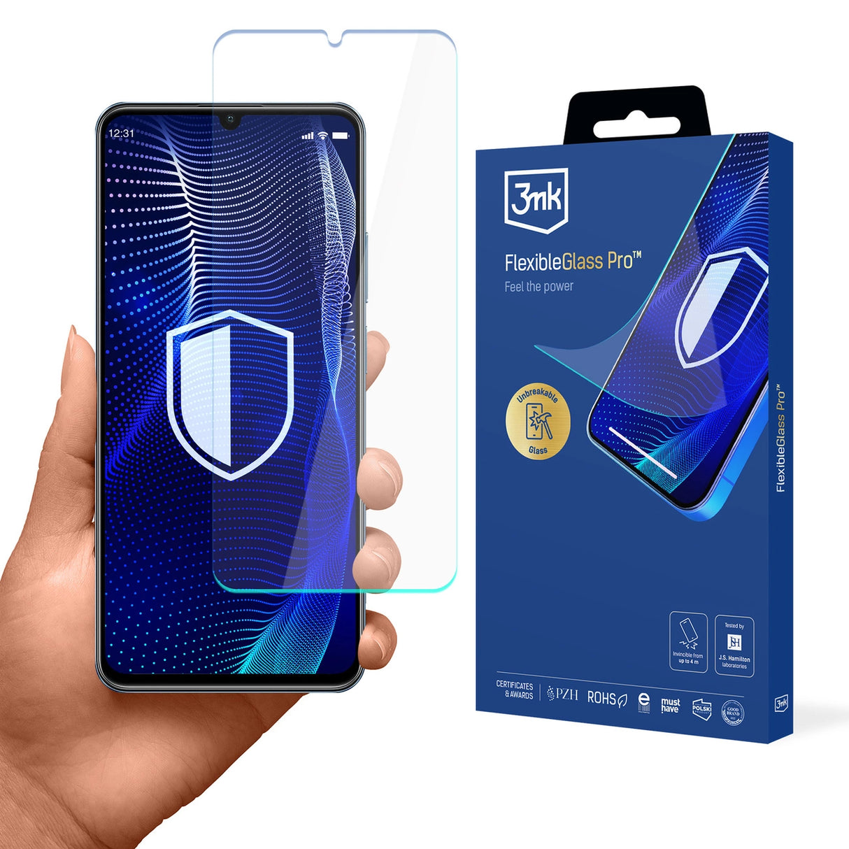 Hybridglas 3mk FlexibleGlass Pro på Realme C63