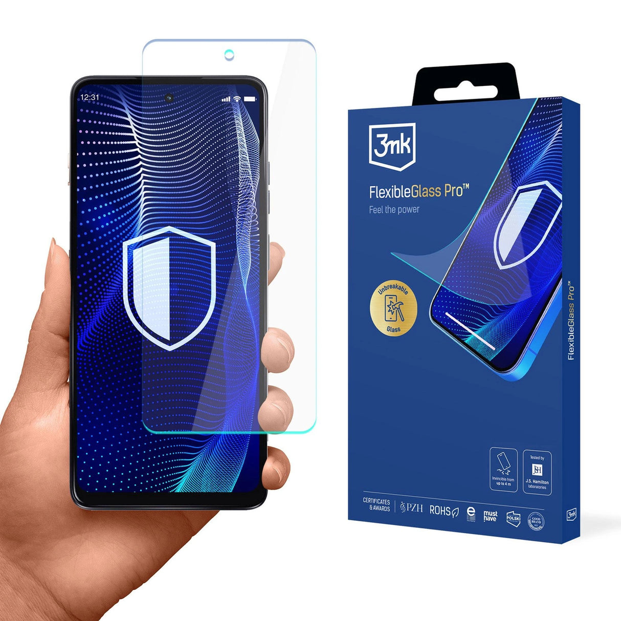 Hybrid glas 3mk FlexibleGlass Pro til Motorola Moto G24 / G24 Power