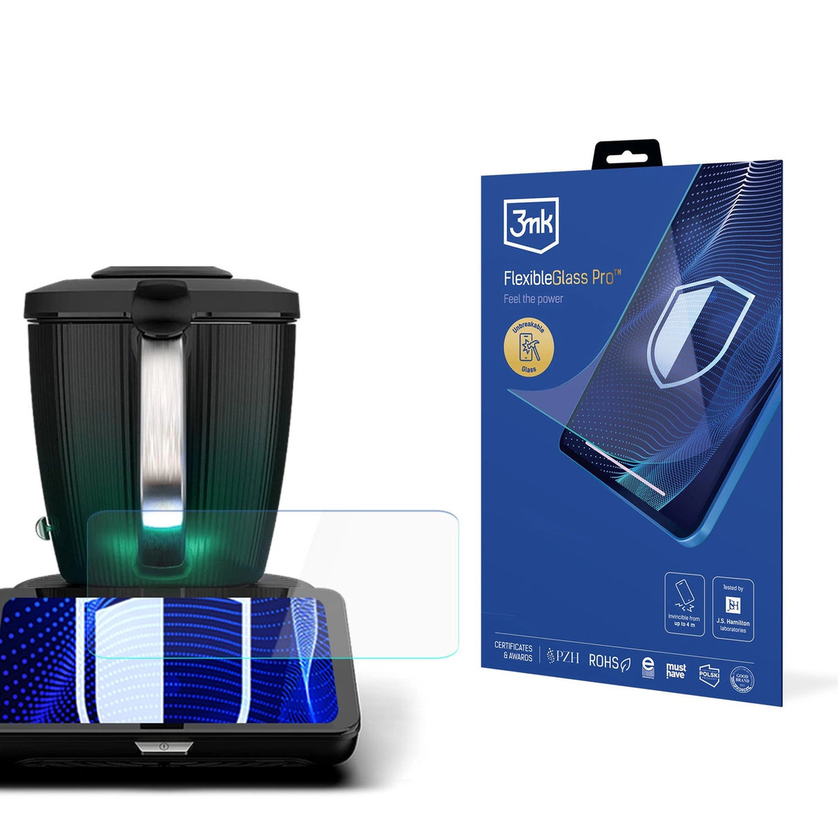Hybridglas 3mk FlexibleGlass Pro til Thermomix TM7