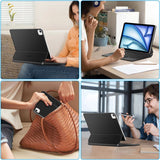 Tech-Protect Smartcase Magnetisk med tastatur til iPad Air 10.9  2020 / 2022 / iPad Air 11  2024 / 2025 - sort