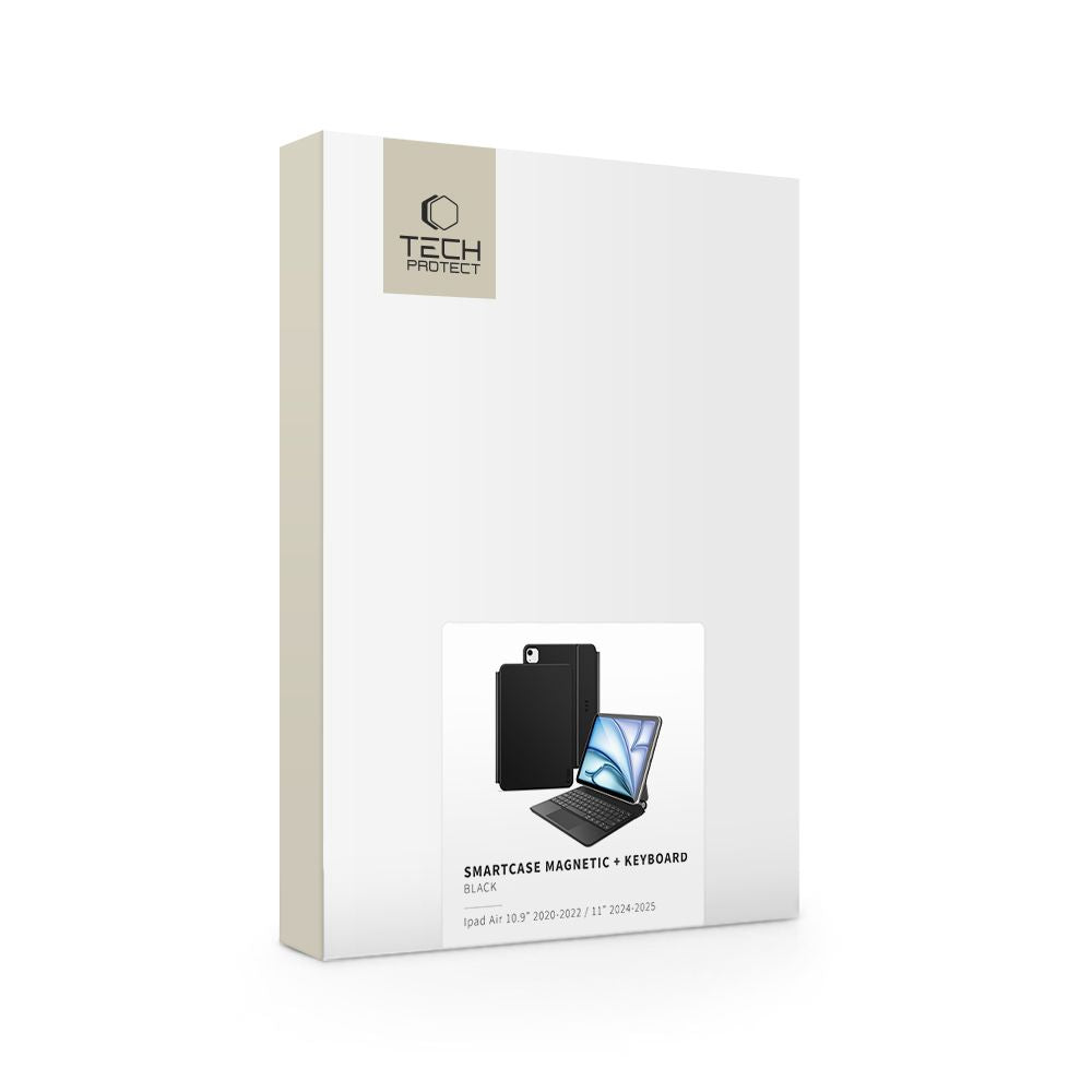 Tech-Protect Smartcase Magnetisk med tastatur til iPad Air 10.9  2020 / 2022 / iPad Air 11  2024 / 2025 - sort