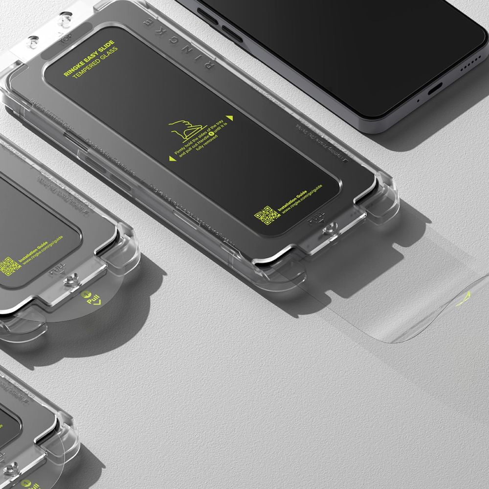 Ringke Easy Slide tempereret glas 2-pakke til ingenting Telefon 3A / 3A Pro - klar
