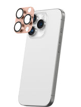AmazingThing Aviation-Grade Alloy tempereret glas objektiv til iPhone 16 Pro / 16 Pro Max kamera objektiv - Rose Gold