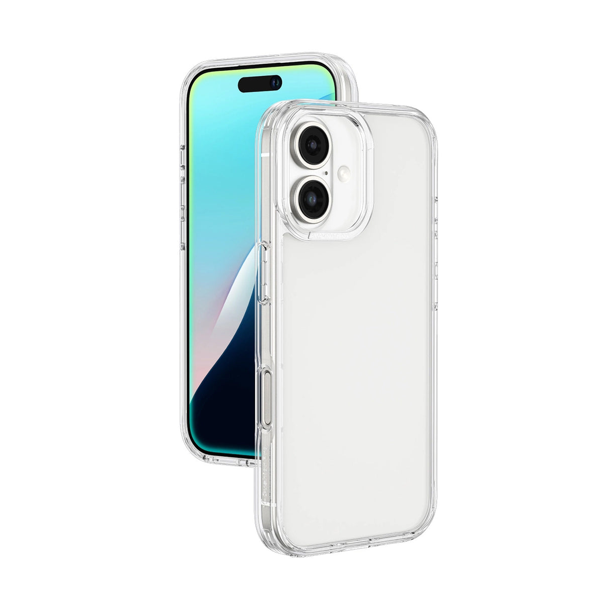 AmazingThing Minimal Case til iPhone 16 Silicone Case - Transparent