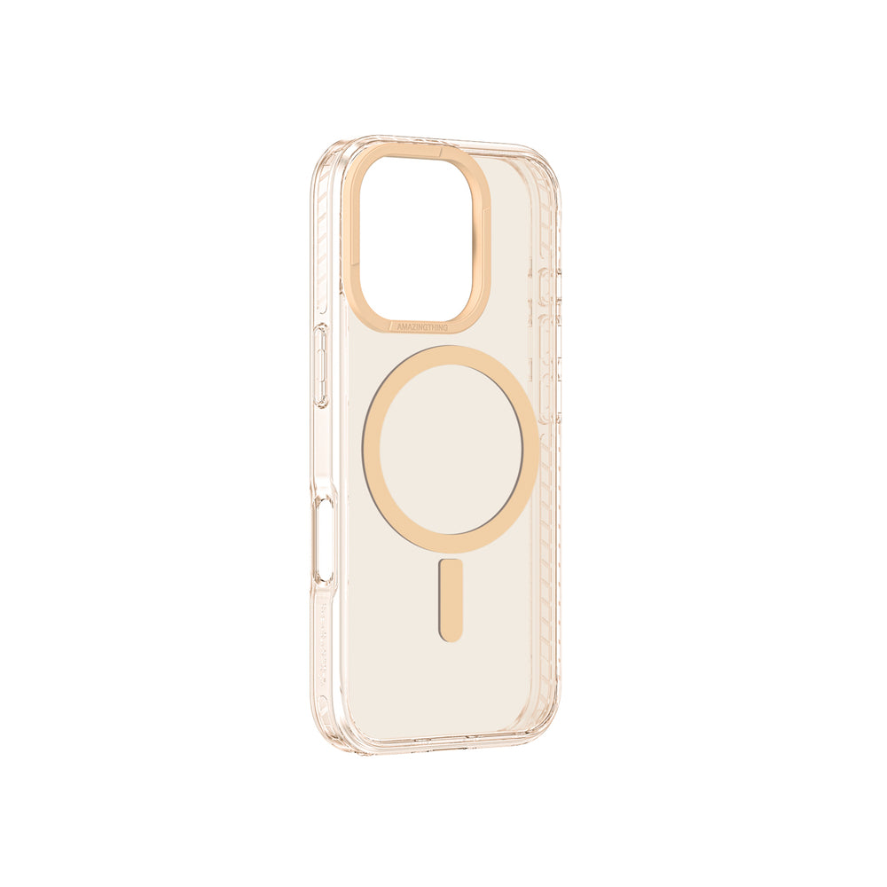 AmazingThing Titan Pro Mag Case med magnetisk ring til iPhone 16 Pro Max - Rose Gold
