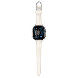 AmazingThing Class Band Læderrem til Apple Watch 45 / 46 / 49 mm - Lys beige