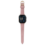 AmazingThing Class Band Læderrem til Apple Watch 45 / 46 / 49 mm - Pink