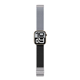 Sæt med 2 AmazingThing Blend-bånd til Apple Watch 45/46/49mm - Grå-Sort/Grå